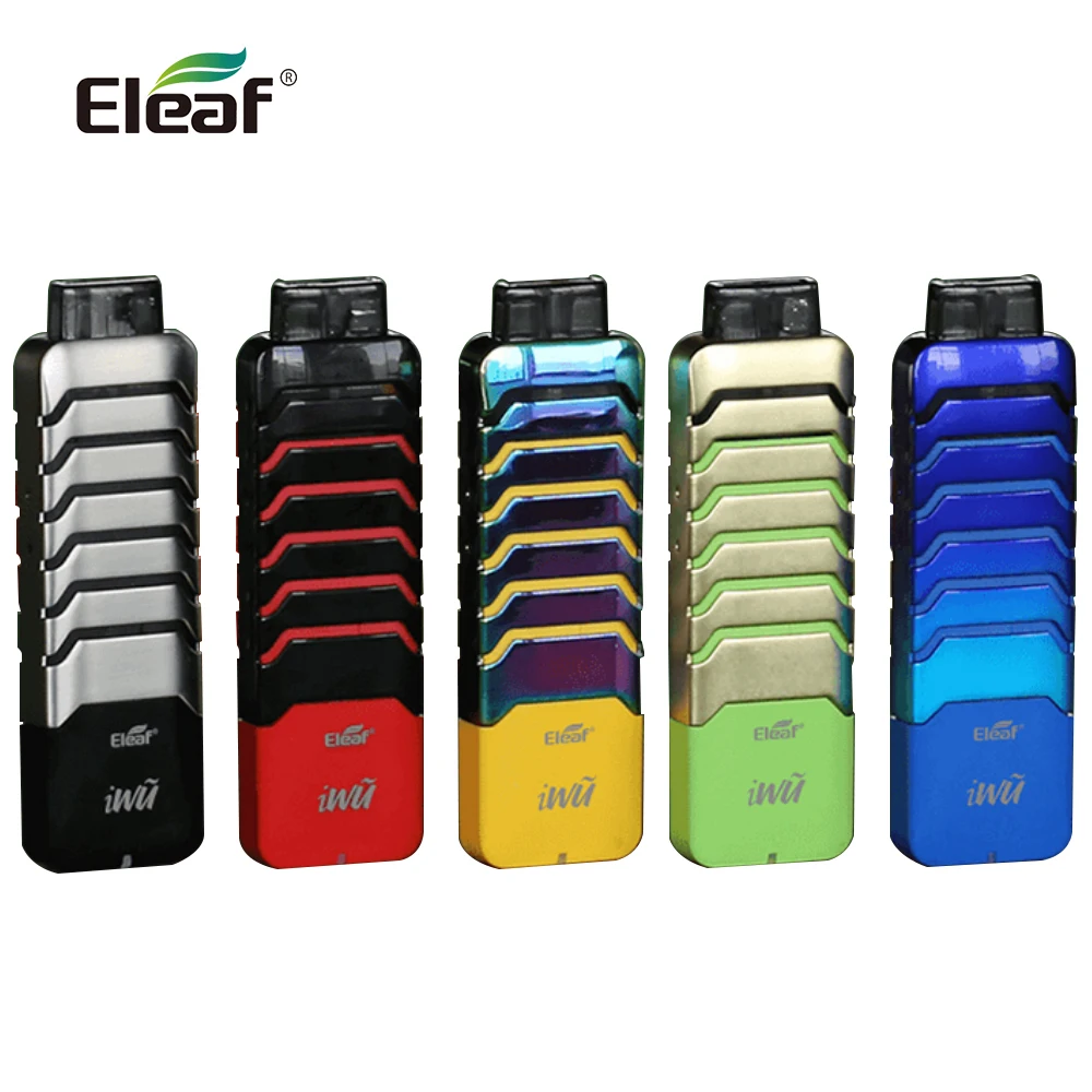 Original Eleaf iWu kit pod system 15W max and 2ml capacity with 700mAh battery all-in-one starter kit TPD Compliant E-cig kit