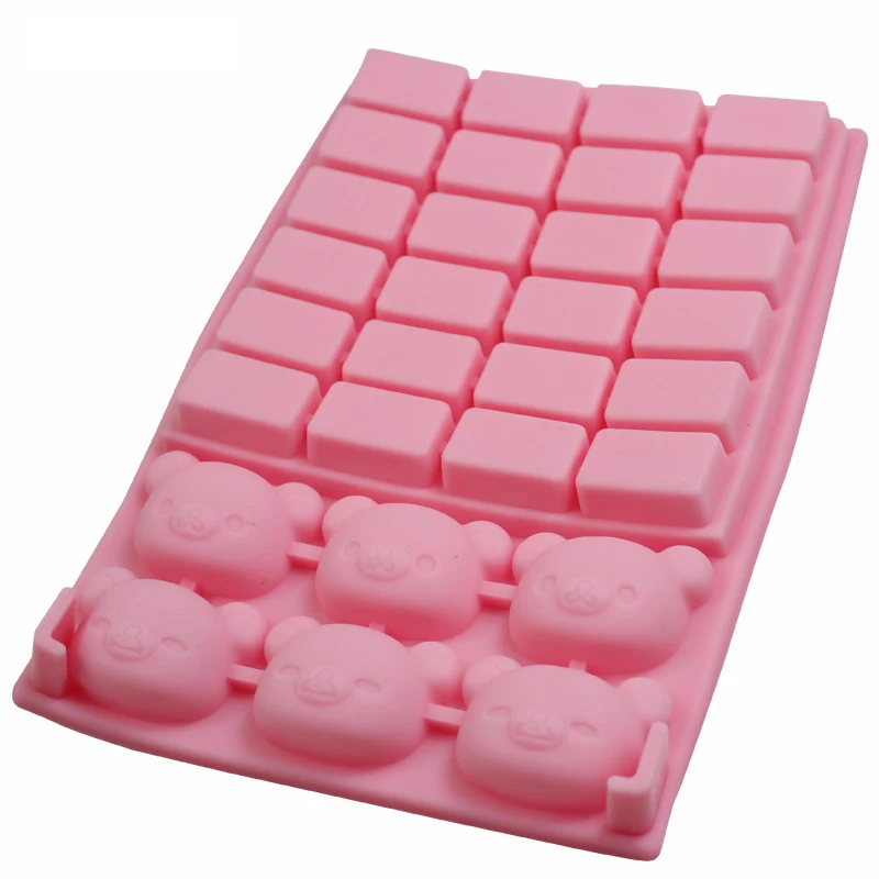 New Silicone Sugar Chocolate Mold Molde Silicone Rilakkuma 30 Hole Cake Bakeware Pastry Mould Rilakkuma Bear Shape
New Silicone Sugar Chocolate Mold Molde Silicone Rilakkuma 30 Hole Cake Bakeware Pastry Mould Rilakkuma Bear Shape