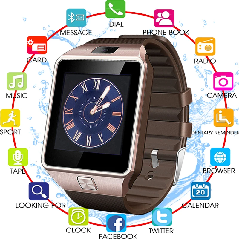 Smart Watch Clock With Sim Card Slot Push Message Bluetooth Connectivity Android Phone Better Than DZ09 Smartwatch Men Watch
Smart Watch Clock With Sim Card Slot Push Message Bluetooth Connectivity Android Phone Better Than DZ09 Smartwatch Men Watch