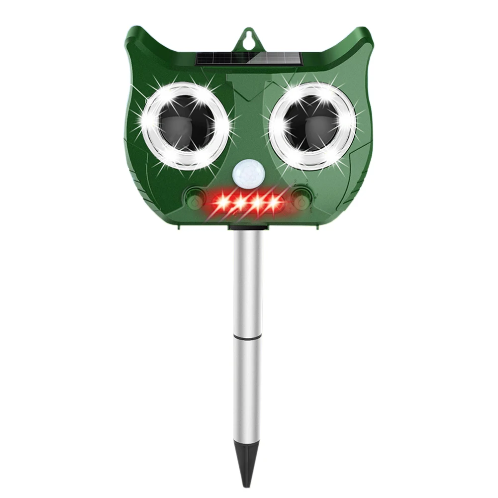 Outdoor Green Multifunctional Solar Durable Ultrasonic Waterproof Garden Pest Repeller Farm Animal Defense ABS LED Flashing
Outdoor Green Multifunctional Solar Durable Ultrasonic Waterproof Garden Pest Repeller Farm Animal Defense ABS LED Flashing