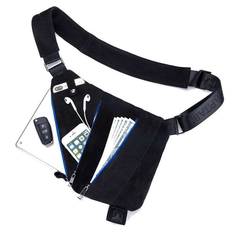 Genuine Leather Men's Messenger Bag Secret Protection Packet Important Item Phone Money Gun Bag Travel Anti-theft Shoulder Bags
Genuine Leather Men's Messenger Bag Secret Protection Packet Important Item Phone Money Gun Bag Travel Anti-theft Shoulder Bags