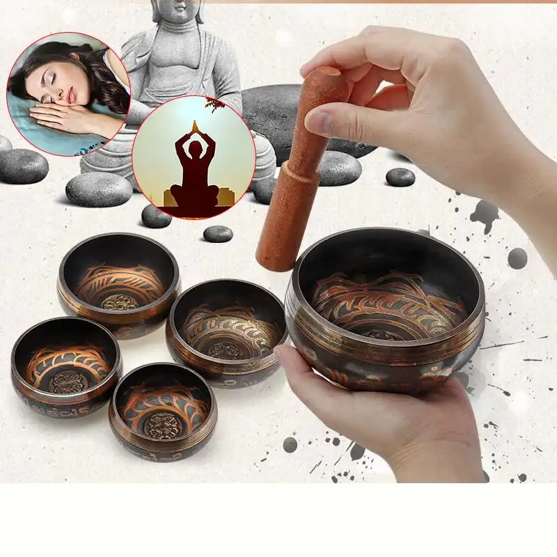Nepal Handmade Buddha Tibet Bowl Bowl Ritual Music Therapy Copper Chime Copper Tibetan Singing Bowl
Nepal Handmade Buddha Tibet Bowl Bowl Ritual Music Therapy Copper Chime Copper Tibetan Singing Bowl