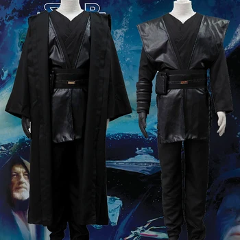Anime Star Wars Anakin Skywalker Cosplay Costume Black Custom Made Outfit Cloak Complete Sets High Quality Suit Clothing
Anime Star Wars Anakin Skywalker Cosplay Costume Black Custom Made Outfit Cloak Complete Sets High Quality Suit Clothing