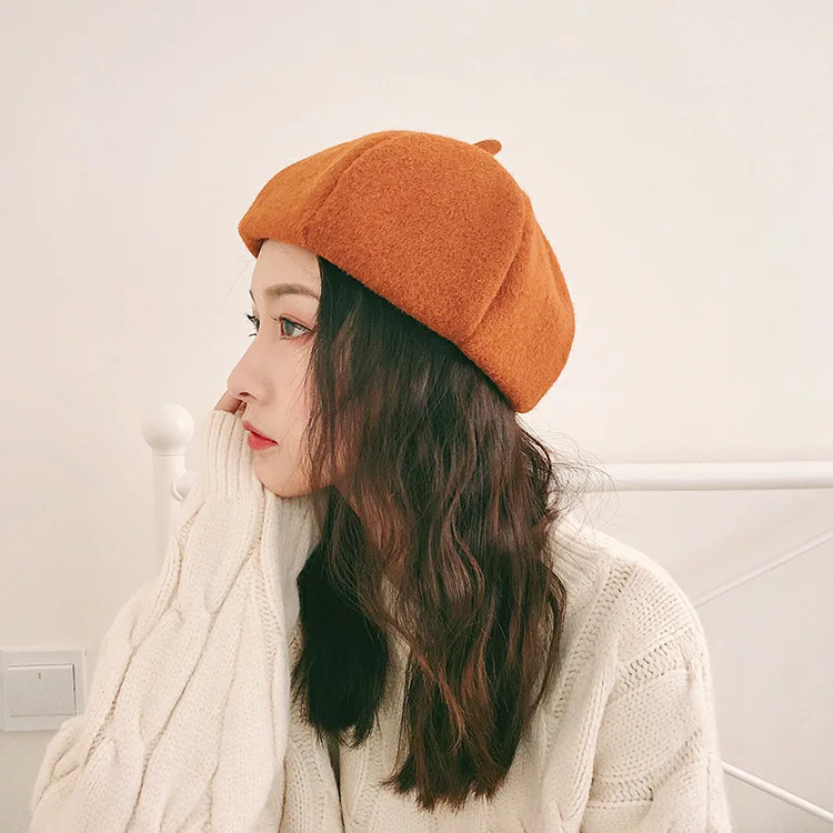 Fashion Simple Women Beret Hat 2018 Autumn Winter Berets Caps for Women Solid Color Classic Winter Octogonal Hats Woman
Fashion Simple Women Beret Hat 2018 Autumn Winter Berets Caps for Women Solid Color Classic Winter Octogonal Hats Woman