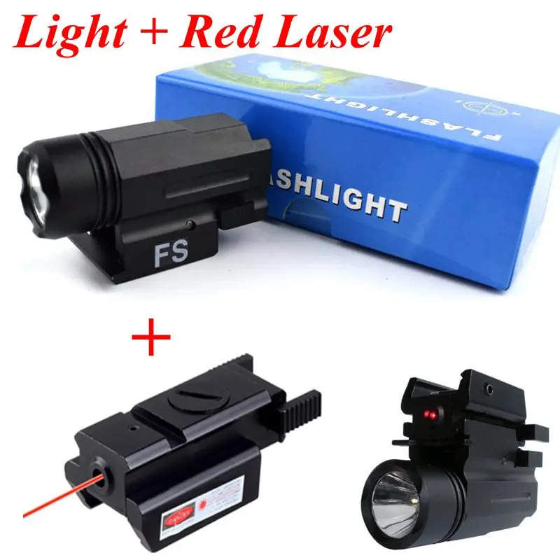 Optics Sight Tactical Red Dot Laser + LED Flashlight Combo Handgun Weapon Light For Glock Gun 20mm Rail Pistol
Optics Sight Tactical Red Dot Laser + LED Flashlight Combo Handgun Weapon Light For Glock Gun 20mm Rail Pistol
