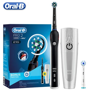 Oral B Pro2000 Rotary Electric Toothbrush 3D White Teeth Intelligent Pressure Sensor Dual Oral Clean Smart Timer Rechargeable
Oral B Pro2000 Rotary Electric Toothbrush 3D White Teeth Intelligent Pressure Sensor Dual Oral Clean Smart Timer Rechargeable