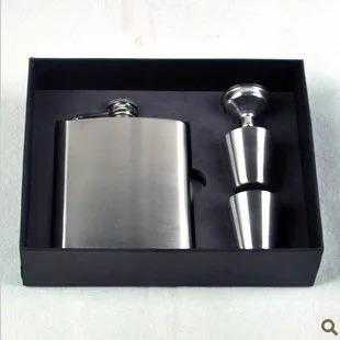 Whole Sale 50pcs/lot 7 oz stainless steel hip flask Men carry flagon Gift Set 265g 7oz Free Shipment
Whole Sale 50pcs/lot 7 oz stainless steel hip flask Men carry flagon Gift Set 265g 7oz Free Shipment