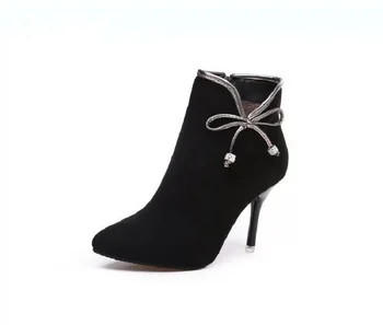 Nice Spring And Autumn New Pointed Women Boots Europe And The Fine With Bare Boots High Heels Wild Bow Boots
Nice Spring And Autumn New Pointed Women Boots Europe And The Fine With Bare Boots High Heels Wild Bow Boots