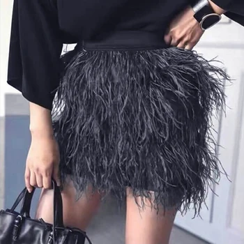 2020 Top Fashion Wome Streatwear Style Slim Elastic Waist Solid Color Black/Green/Pink All-match Feather Luxury Casual Skirt
2020 Top Fashion Wome Streatwear Style Slim Elastic Waist Solid Color Black/Green/Pink All-match Feather Luxury Casual Skirt