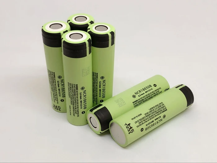 

New Original Battery For Panasonic NCR18650B 3.7V 3400mah 18650 Rechargeable Lithium Batteries For Laptop Flashlights