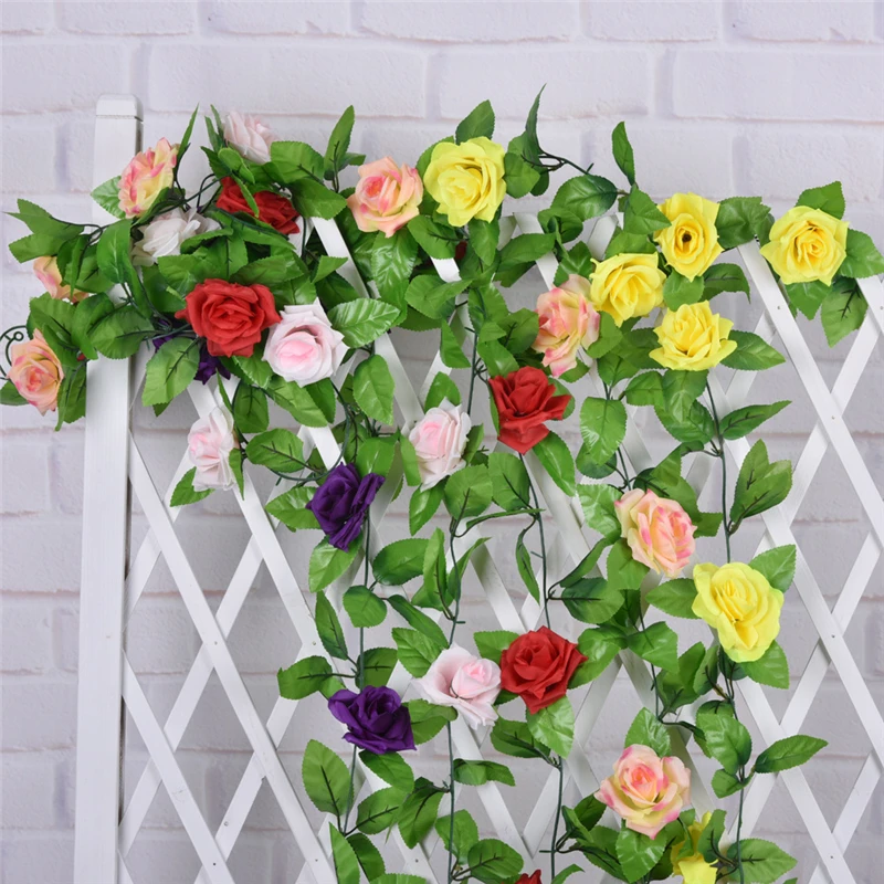 2.2m Silk Rose Flower Ivy Vine Hanging Garland Artificial Flower Wedding Birthday Home Decor Decoration Party Favors 62086
2.2m Silk Rose Flower Ivy Vine Hanging Garland Artificial Flower Wedding Birthday Home Decor Decoration Party Favors 62086