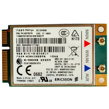 HS2340 F5521GW Modules Wireless 3G HSPA+ WWAN GPS Mini PCI-E Card 632155-001 free shipping
HS2340 F5521GW Modules Wireless 3G HSPA+ WWAN GPS Mini PCI-E Card 632155-001 free shipping