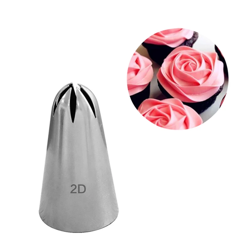 #2D Stainless Steel DIY Icing Piping Tips Cupcake Cake Cream Piping Nozzle Parsty Fondant Cake Decorating Tools
#2D Stainless Steel DIY Icing Piping Tips Cupcake Cake Cream Piping Nozzle Parsty Fondant Cake Decorating Tools
