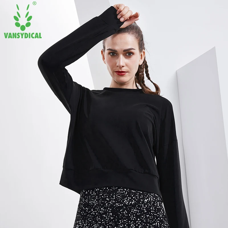 Vansydical Women Sexy High Waist Yoga Shirts Long Sleeve Running Jogger Tops O-Neck Fitness Gym Sweatshirts
Vansydical Women Sexy High Waist Yoga Shirts Long Sleeve Running Jogger Tops O-Neck Fitness Gym Sweatshirts