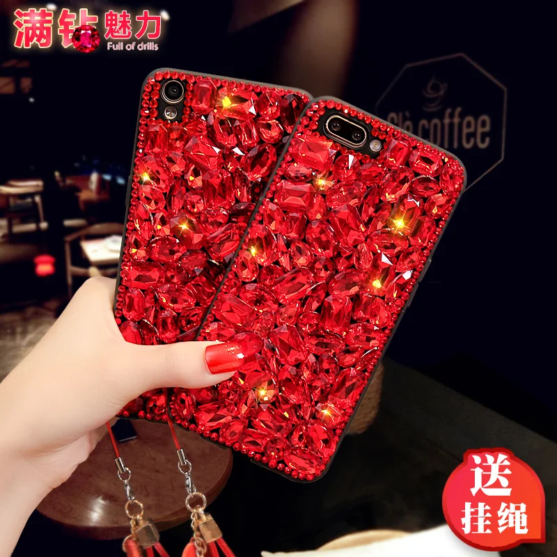 case for iPhone 5C 6 6s 7 8 Plus 11 Pro X XR XS Max Ruby Diamond Designer Rhinestone Red Women Detachable Wrist Strap
case for iPhone 5C 6 6s 7 8 Plus 11 Pro X XR XS Max Ruby Diamond Designer Rhinestone Red Women Detachable Wrist Strap