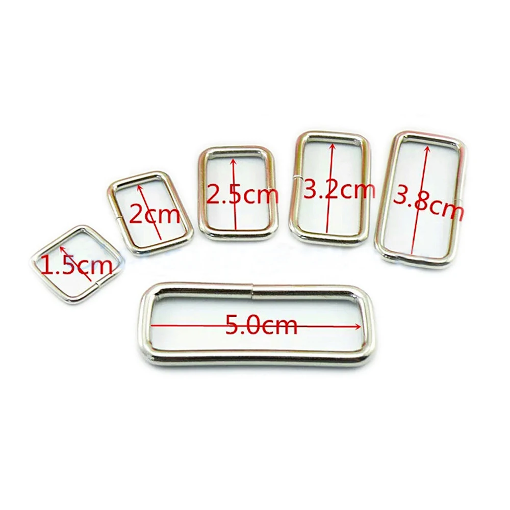 20PCS Rectangle Metal Ring D Webbing Belt Ribbon Buckle Strap Adjuster(10mm,15mm,20mm,25mm,32mm,38mm,50mm)
20PCS Rectangle Metal Ring D Webbing Belt Ribbon Buckle Strap Adjuster(10mm,15mm,20mm,25mm,32mm,38mm,50mm)