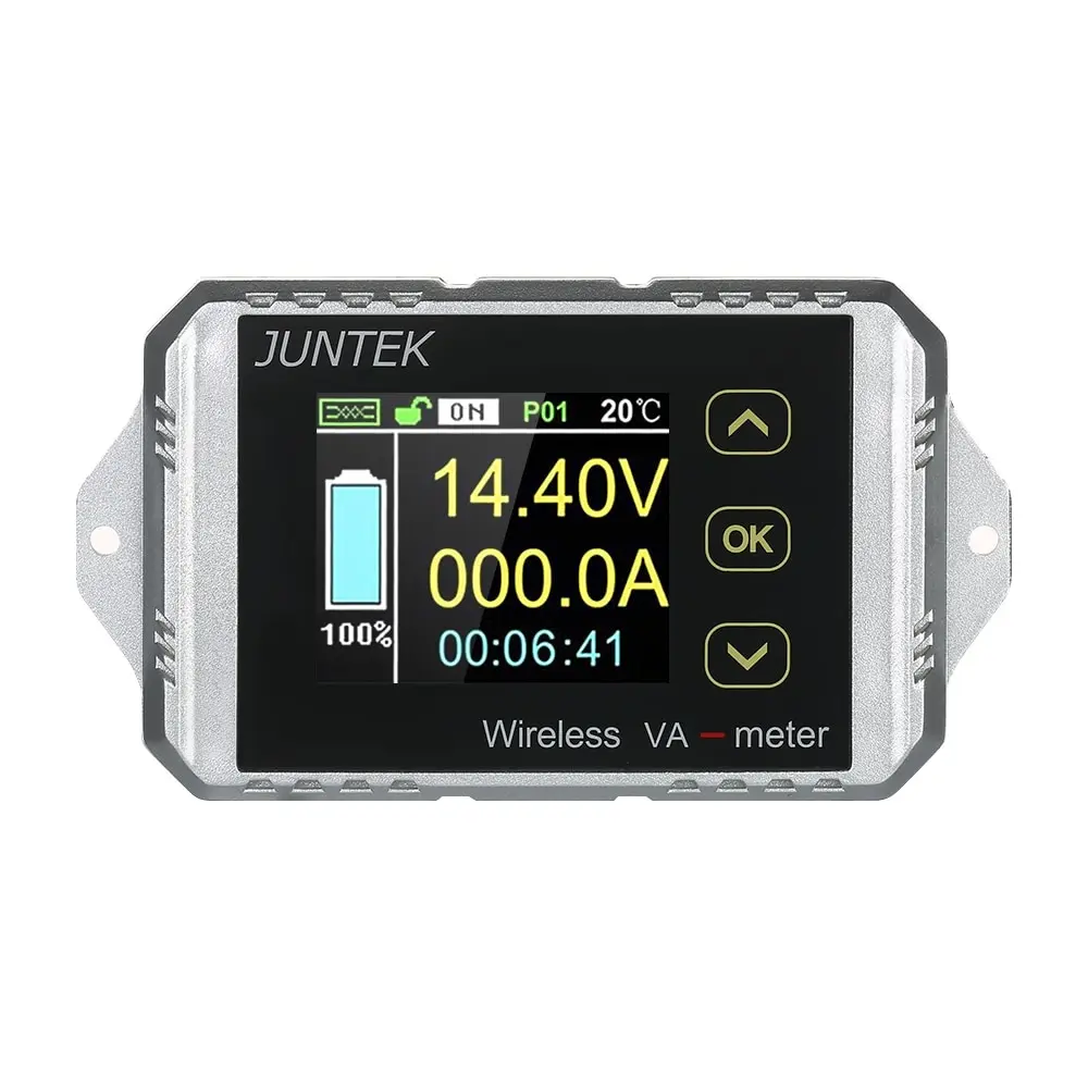 Wireless Digital voltmeter ammeter DC 0.01-100V 0.1-300A Multifunc Current Voltage Meter Power Meter Capacity Coulomb Counter
Wireless Digital voltmeter ammeter DC 0.01-100V 0.1-300A Multifunc Current Voltage Meter Power Meter Capacity Coulomb Counter