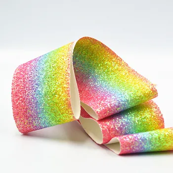 3 Inch 75mm hot sale Rainbow chunky glitter ribbon for decoration hairbow accept customization free shipping
3 Inch 75mm hot sale Rainbow chunky glitter ribbon for decoration hairbow accept customization free shipping