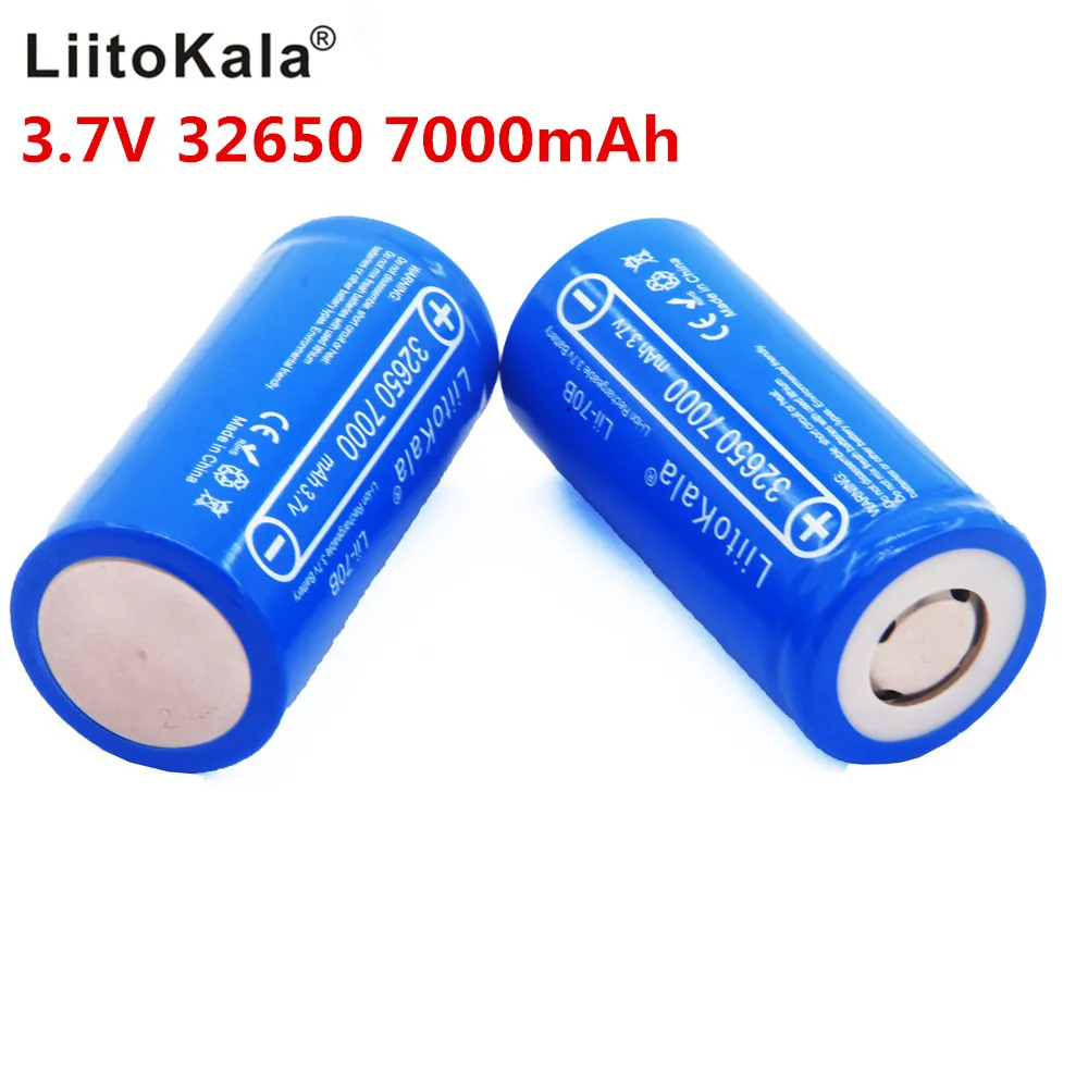 2019 LiitoKala Lii-70B 3.7V 32650 7000mAh Li-ion Rechargeable Battery 20A Continuous Discharge Maximum 32A High power battery
2019 LiitoKala Lii-70B 3.7V 32650 7000mAh Li-ion Rechargeable Battery 20A Continuous Discharge Maximum 32A High power battery