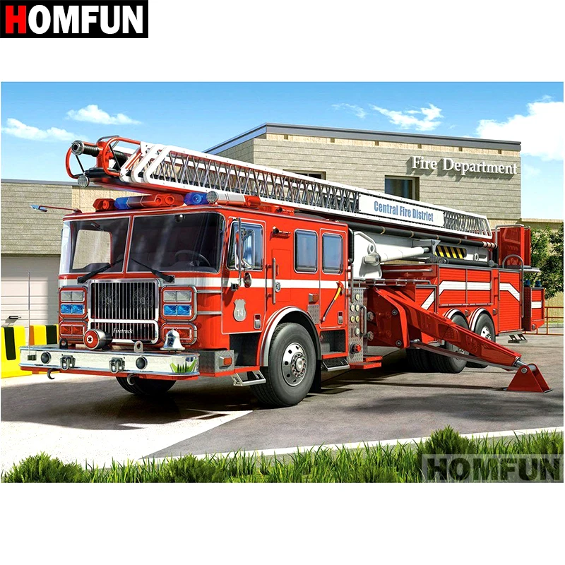 HOMFUN 5D DIY Diamond Painting "Fire truck" Full Drill Resin Diamond Embroidery Cross Stitch Home Decor A07102
HOMFUN 5D DIY Diamond Painting "Fire truck" Full Drill Resin Diamond Embroidery Cross Stitch Home Decor A07102