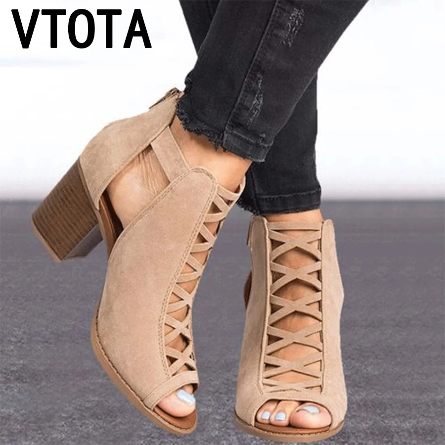 VTOTA Summer Sandals Women 2019 New Block Heels High Heels Sandals Luxury Shoes Women Designers Peep Toe Sandalia Feminina K79
VTOTA Summer Sandals Women 2019 New Block Heels High Heels Sandals Luxury Shoes Women Designers Peep Toe Sandalia Feminina K79