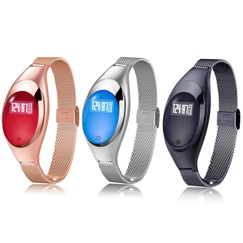 Fashion Women's Smart Watch Bracelet Smartwatch with Blood Pressure Heart Rate Monitor Fitness Tracker Wristband for IOS Android 
Fashion Women's Smart Watch Bracelet Smartwatch with Blood Pressure Heart Rate Monitor Fitness Tracker Wristband for IOS Android
