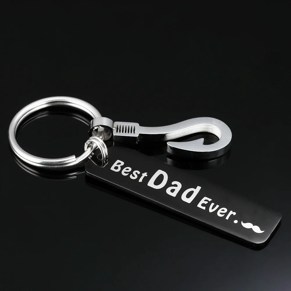 Father's Day Gift New Family Fish Hook 304 Stainless Steel Keychain Best Dad Ever for Dad Father's Day Men Thanksgiving Gift
Father's Day Gift New Family Fish Hook 304 Stainless Steel Keychain Best Dad Ever for Dad Father's Day Men Thanksgiving Gift