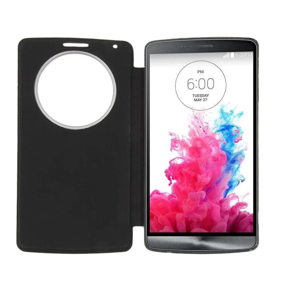 Newest Slim Smart Circular Window View Wallet Flip Case Cover Skin For LG G3 Phone Black Mobile Phone Case Shell
Newest Slim Smart Circular Window View Wallet Flip Case Cover Skin For LG G3 Phone Black Mobile Phone Case Shell