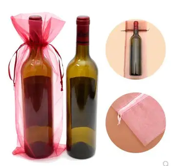 Single wine blind bag Gift bunch champagne red wine organza bottle set Wine bottle yarn bag
Single wine blind bag Gift bunch champagne red wine organza bottle set Wine bottle yarn bag