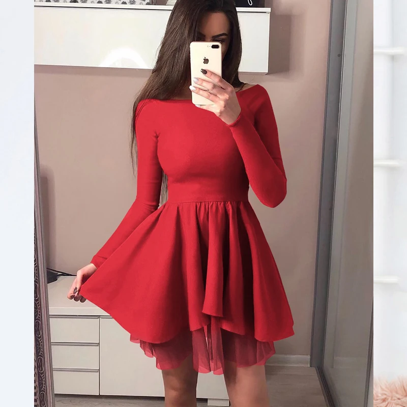 Summer Vintage mini Tutu dress Women 2019 Sweet vestido Double Layer Irregular party O-neck Long-sleeved dress Dresses female
Summer Vintage mini Tutu dress Women 2019 Sweet vestido Double Layer Irregular party O-neck Long-sleeved dress Dresses female
