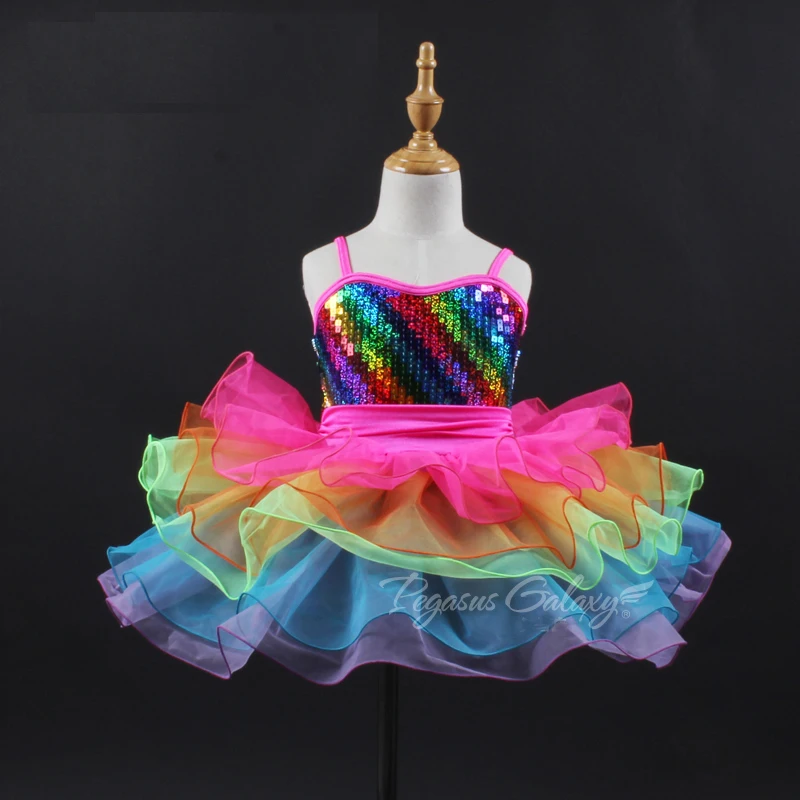 Rainbow Tutu Ballet Dance Costume Sequins Stage Performance Ballet Dresses Ballerina Children Clothes Girls Ballet Dancewear Kid
Rainbow Tutu Ballet Dance Costume Sequins Stage Performance Ballet Dresses Ballerina Children Clothes Girls Ballet Dancewear Kid