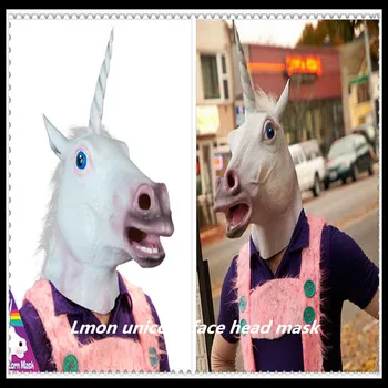 Hot Sale Vivid Unicorn Head Latex Mask Creepy Costume Theater Prop Halloween Crazy Mask Free Shipping
Hot Sale Vivid Unicorn Head Latex Mask Creepy Costume Theater Prop Halloween Crazy Mask Free Shipping