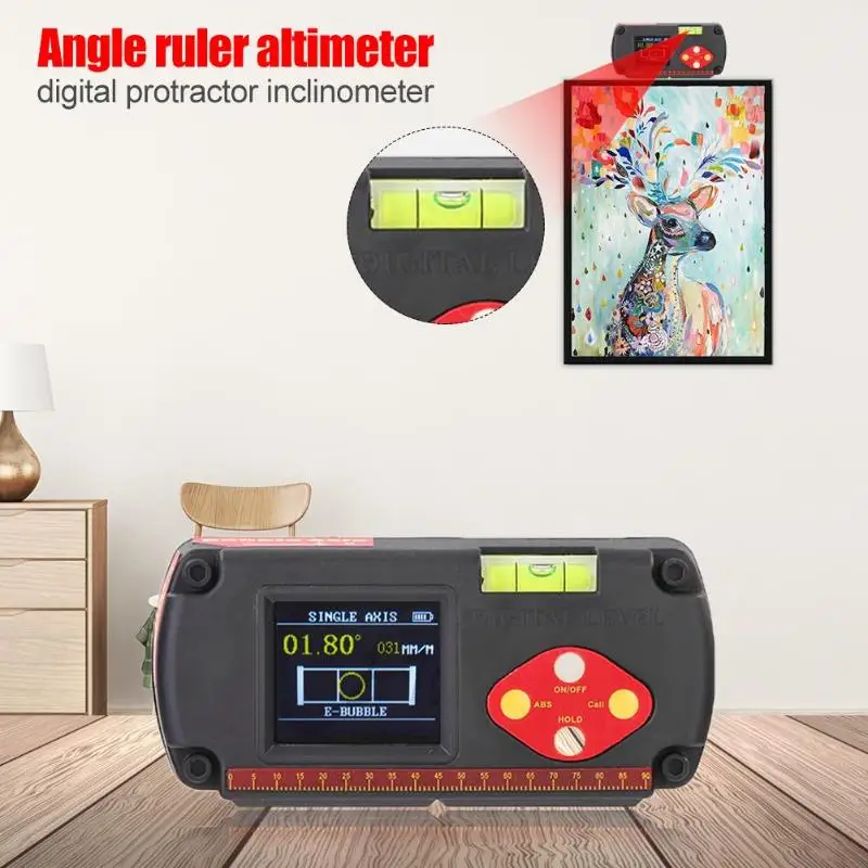 Digital Precision Level Protractor Inclinometer Angle Finder Bevel Caliper Two-Axis Horizontal Measuring Box Tilter
Digital Precision Level Protractor Inclinometer Angle Finder Bevel Caliper Two-Axis Horizontal Measuring Box Tilter