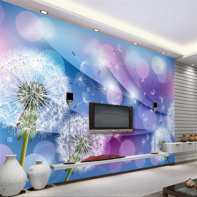 beibehang Wallpaper Mural Wall Sticker Warm and Romantic Dandelion 3D Living Room TV Background Wall Mural papel de parede
beibehang Wallpaper Mural Wall Sticker Warm and Romantic Dandelion 3D Living Room TV Background Wall Mural papel de parede