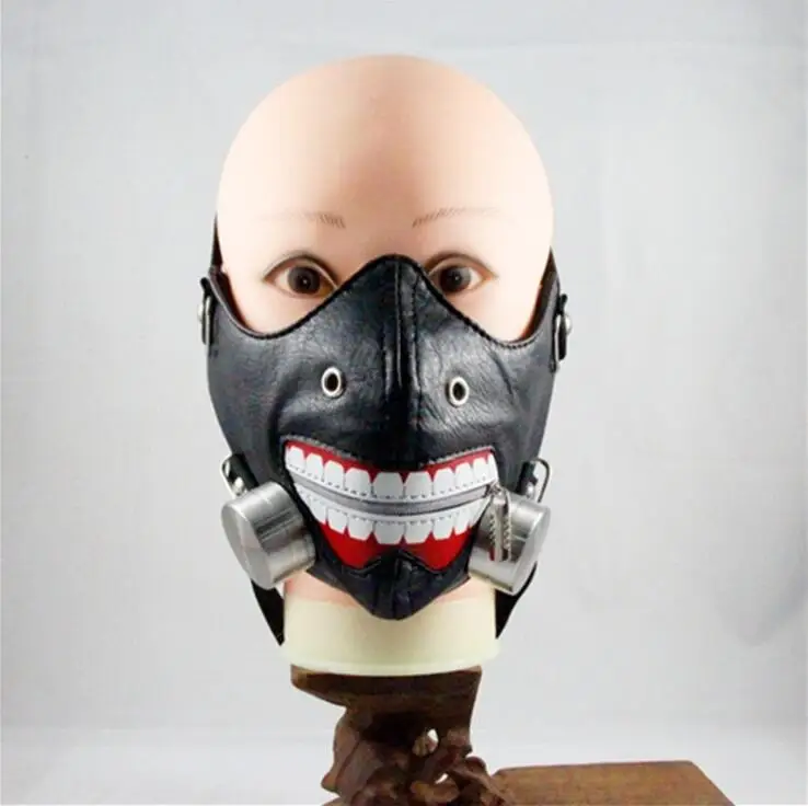 Black Leather Zipper Mask Halloween Tokyo Ghoul Cosplay Prop Kaneki Ken Mask Wig Horror Anime Cosplay Costumes Accessories
Black Leather Zipper Mask Halloween Tokyo Ghoul Cosplay Prop Kaneki Ken Mask Wig Horror Anime Cosplay Costumes Accessories