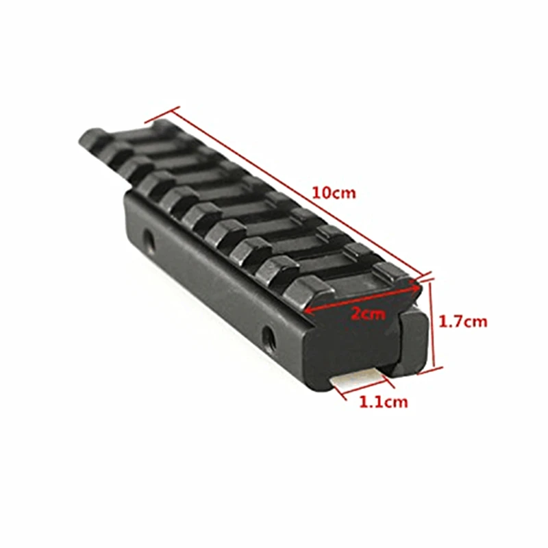 Dovetail Weaver Picatinny Rail Adapter 11 mm to 20 mm Tactical Scope Extend the Mount
Dovetail Weaver Picatinny Rail Adapter 11 mm to 20 mm Tactical Scope Extend the Mount