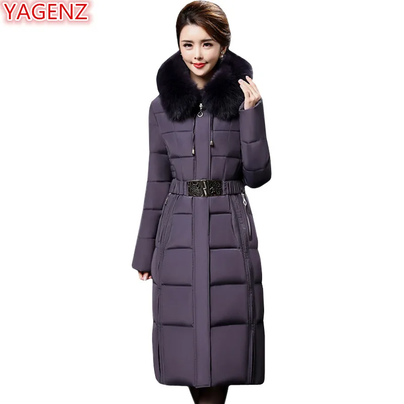 YAGENZ High quality Womens Cotton Jacket Long section Winter Women clothing Keep warm Large size Cotton clothing Hooded Coat 635
YAGENZ High quality Womens Cotton Jacket Long section Winter Women clothing Keep warm Large size Cotton clothing Hooded Coat 635