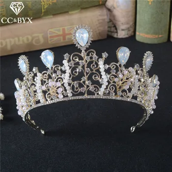 CC Tiaras And Crowns Water Drop Queen Crown Baroque Style Hollow Wedding Hair Accessories For Bridal Engagement Jewelry HG877
CC Tiaras And Crowns Water Drop Queen Crown Baroque Style Hollow Wedding Hair Accessories For Bridal Engagement Jewelry HG877