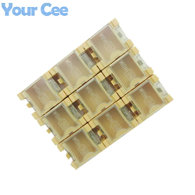 20 pcs DIY Electronic Kit Components Box Laboratory Storage Box IC SMT SMD White Yellow Blue Green Red 32.7*26*21.5mm
20 pcs DIY Electronic Kit Components Box Laboratory Storage Box IC SMT SMD White Yellow Blue Green Red 32.7*26*21.5mm