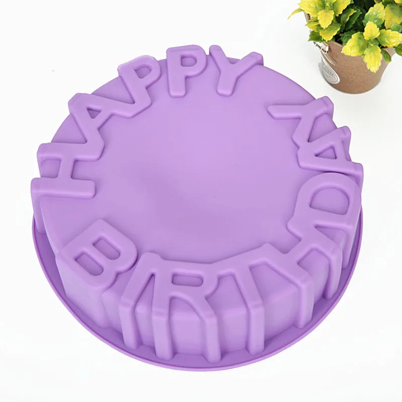 25x5cm Happy Birthday Shape Silicone Mold Baking Pastry Bake ware DIY Cake Cookie Mousse Desert Mould Bake Pan For Children
25x5cm Happy Birthday Shape Silicone Mold Baking Pastry Bake ware DIY Cake Cookie Mousse Desert Mould Bake Pan For Children