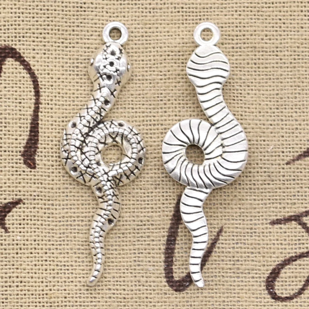 8pcs Charms cobra snake 46x15mm Antique Silver Plated Pendants Making DIY Handmade Tibetan Silver Jewelry
8pcs Charms cobra snake 46x15mm Antique Silver Plated Pendants Making DIY Handmade Tibetan Silver Jewelry