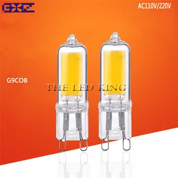 1pcs/lot COB LED G9 Bulbs 220v-240v 9W High Power 48mm Tube Clear Glass G9 Lamp Super Bright Replace 50W G9 Halogen Bulb
1pcs/lot COB LED G9 Bulbs 220v-240v 9W High Power 48mm Tube Clear Glass G9 Lamp Super Bright Replace 50W G9 Halogen Bulb