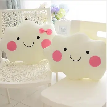 Kawaii soft Plush Smiley Face Bow Cloud pillow Cotton Stuffed Back Cushion Seat Cushion Kids and Girls Christmas gifts
Kawaii soft Plush Smiley Face Bow Cloud pillow Cotton Stuffed Back Cushion Seat Cushion Kids and Girls Christmas gifts