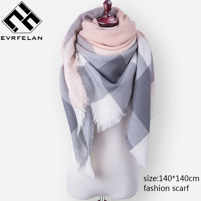 Fashion Brand Winter Scarf For Women Scarf Female Plaid Cashmere Scarf Women Warm Square Shawl and Scarves 140*140cm Wholesale
Fashion Brand Winter Scarf For Women Scarf Female Plaid Cashmere Scarf Women Warm Square Shawl and Scarves 140*140cm Wholesale