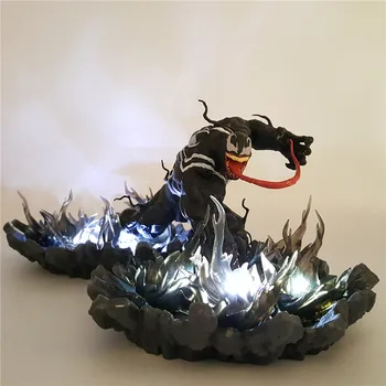 Hero Venom Action Figure18cm DIY Led Light Black Effect PVC Model Anime Figurine Venom The Villain Collectible Toys for Children
Hero Venom Action Figure18cm DIY Led Light Black Effect PVC Model Anime Figurine Venom The Villain Collectible Toys for Children