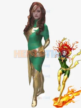 Green X-men Superhero Costume Dark Phoenix cosplay party halloween Spandex female X-Men show costume
Green X-men Superhero Costume Dark Phoenix cosplay party halloween Spandex female X-Men show costume