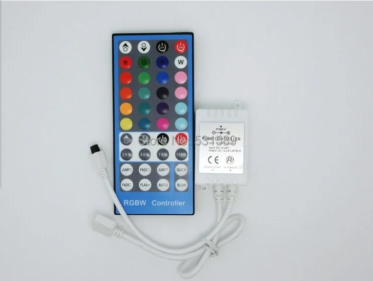 DHL 100pcs DC12V 40Keys IR Remote RGBW Controller for SMD 3528 5050 RGB LED Strip Lights
DHL 100pcs DC12V 40Keys IR Remote RGBW Controller for SMD 3528 5050 RGB LED Strip Lights