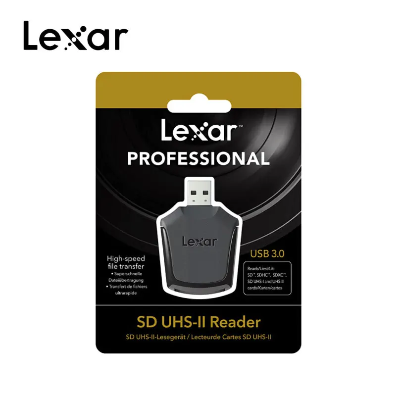 2019 hot Lexar USB3.0 card reader SDHC SDXC high speed 3.0 card reader specialty card reader for Lexar 2000X memory card
2019 hot Lexar USB3.0 card reader SDHC SDXC high speed 3.0 card reader specialty card reader for Lexar 2000X memory card