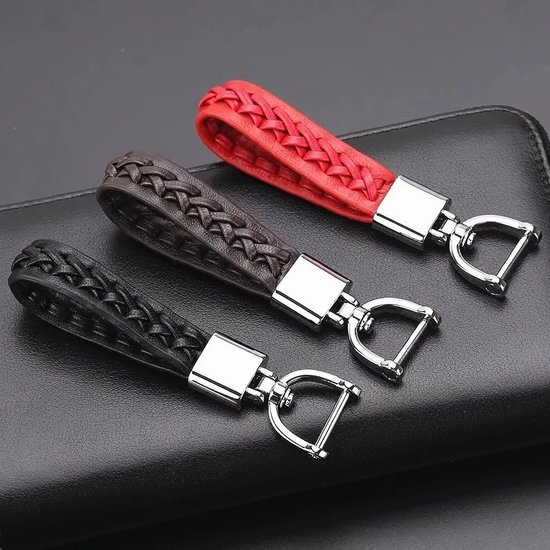 Car Keyring For Mercedes-Benz For AUDI For BMW 3D Logo Business Keychain Braided Genuine Leather Zinc Alloy Car Key Ring
Car Keyring For Mercedes-Benz For AUDI For BMW 3D Logo Business Keychain Braided Genuine Leather Zinc Alloy Car Key Ring