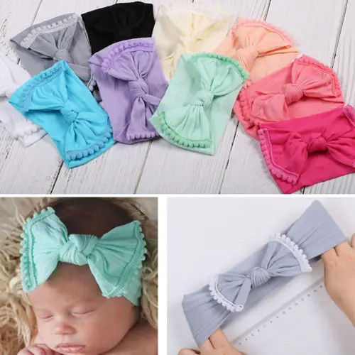 

PUDCOCO Newest Cute Kids Girls Baby Toddler Turban Knot Headband Hair Band Accessories casual Headwear